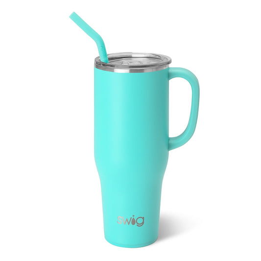 Pure Buddy - Swig Life 40oz Mega Mug | Insulated Stainless Steel Tumbler with Handle | Over The Rainbow