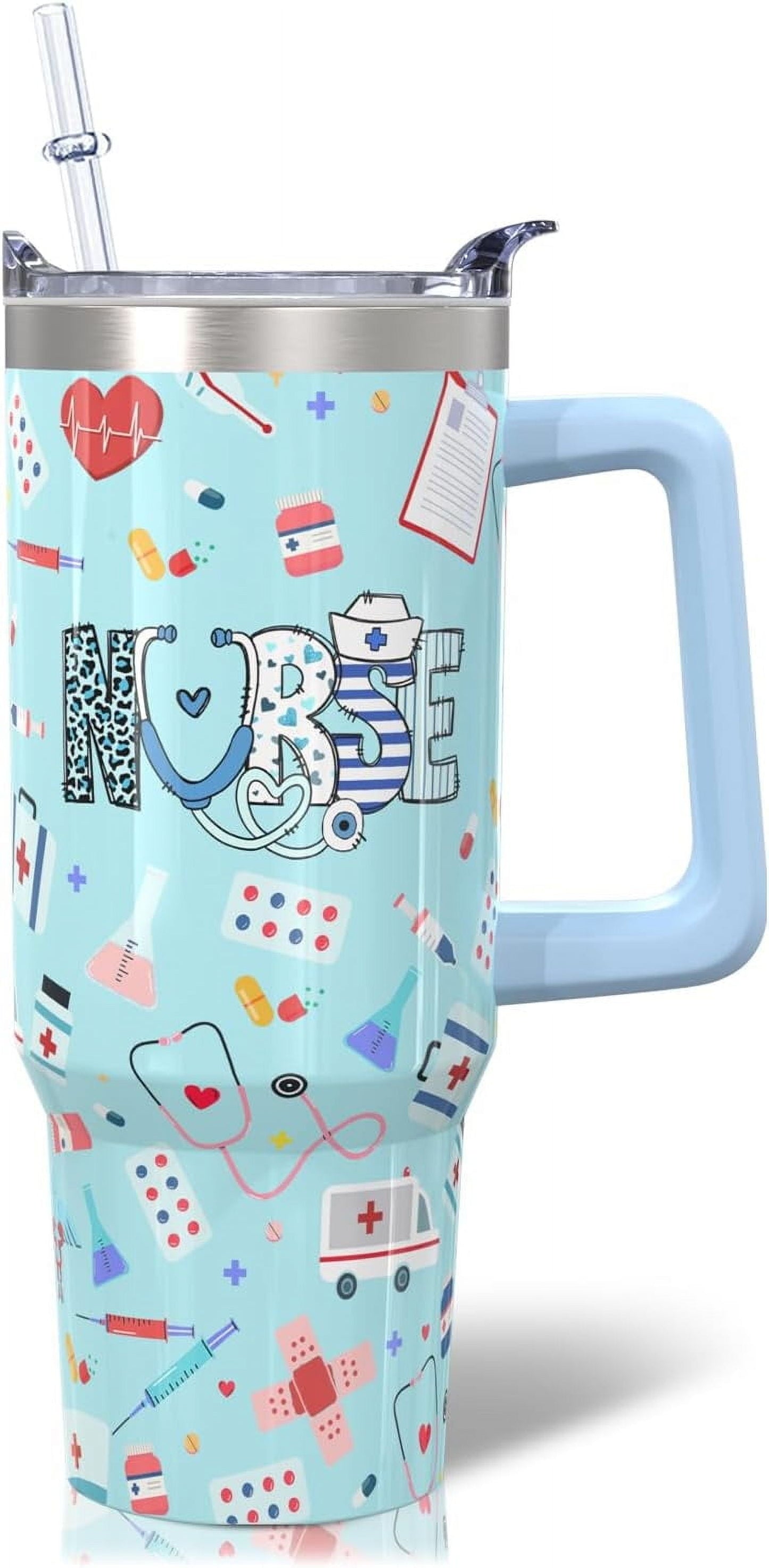 Pure Buddy - 30oz Stainless Steel Sea Turtle Tumbler with Lid and Straw - Ocean Insulated Turtle Cup for Women''s Gifts