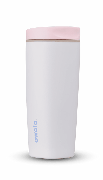 Pure Buddy - Owala SmoothSip Stainless Steel Coffee Tumbler, 20oz, Cotton Candy Sky