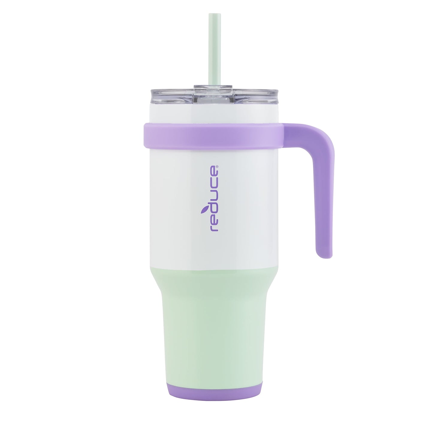 Pure Buddy - Reduce Cold1 40Oz Tumbler With Handle Stainless Steel Color Block