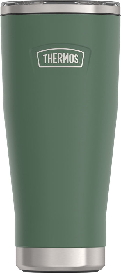 Pure Buddy - Thermos Stainless Steel Tumbler, w/ Slide Lock Lid, Graphite, 18 oz
